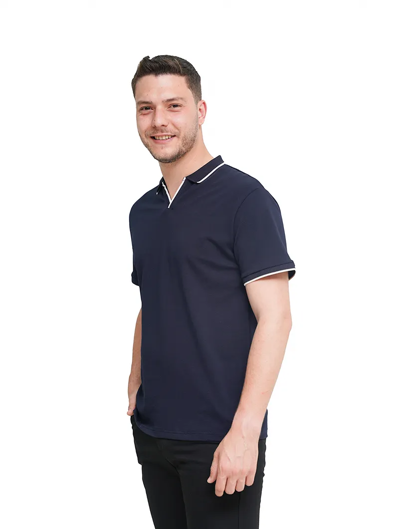 Polo en piqué de coton